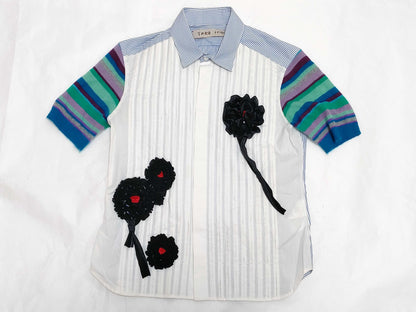 TORU ICHO Knit Switch Design Shirt