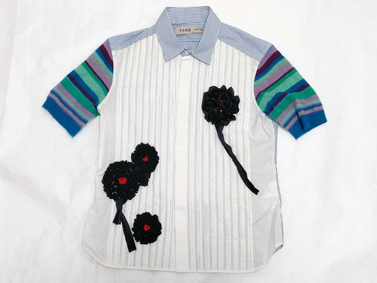 TORU ICHO Knit Switch Design Shirt