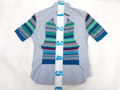 TORU ICHO Knit Switch Design Shirt