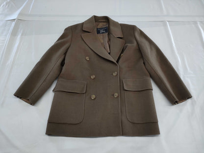 BURBERRY Nova Check Double-Face Cashmere Coat