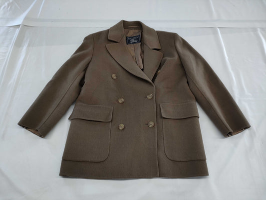 BURBERRY Nova Check Double-Face Cashmere Coat