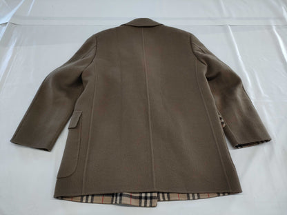 BURBERRY Nova Check Double-Face Cashmere Coat