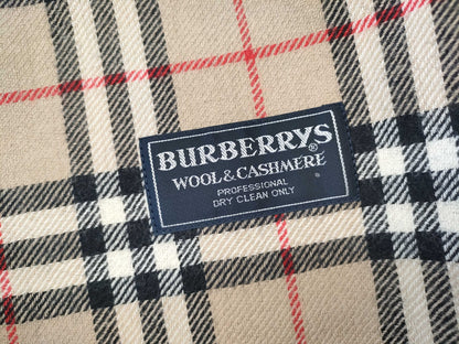 BURBERRY Nova Check Double-Face Cashmere Coat