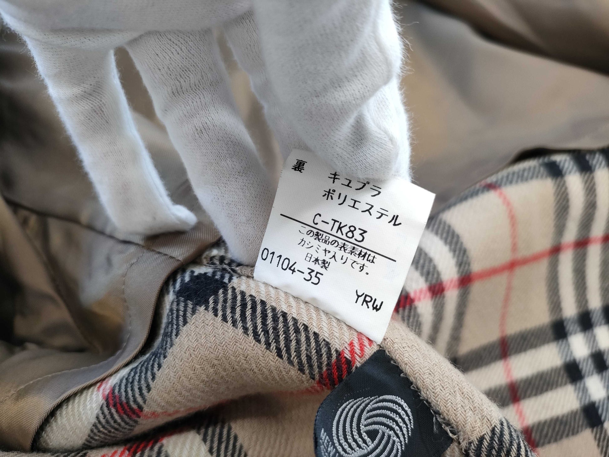 BURBERRY Nova Check Double-Face Cashmere Coat