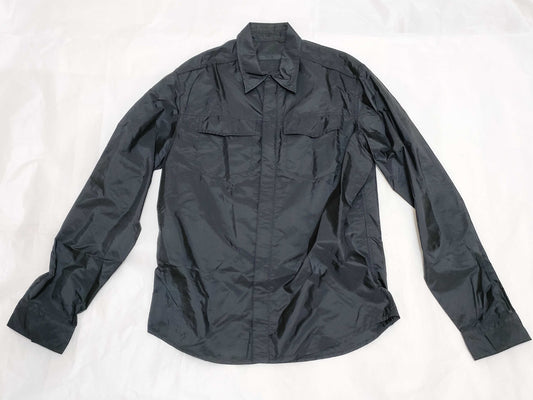 PRADA PRADA Prada Sport Nylon Pocket Long Sleeve Shirt Black Shirt