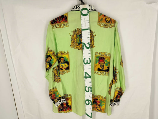 VERSACE 90s VERSUS VERSACE Ethnic Print Shirt