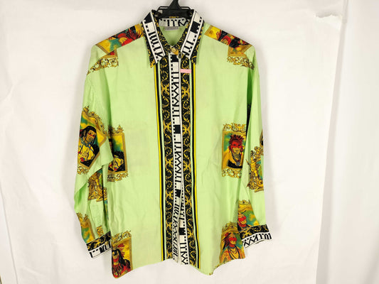 VERSACE 90s VERSUS VERSACE Ethnic Print Shirt
