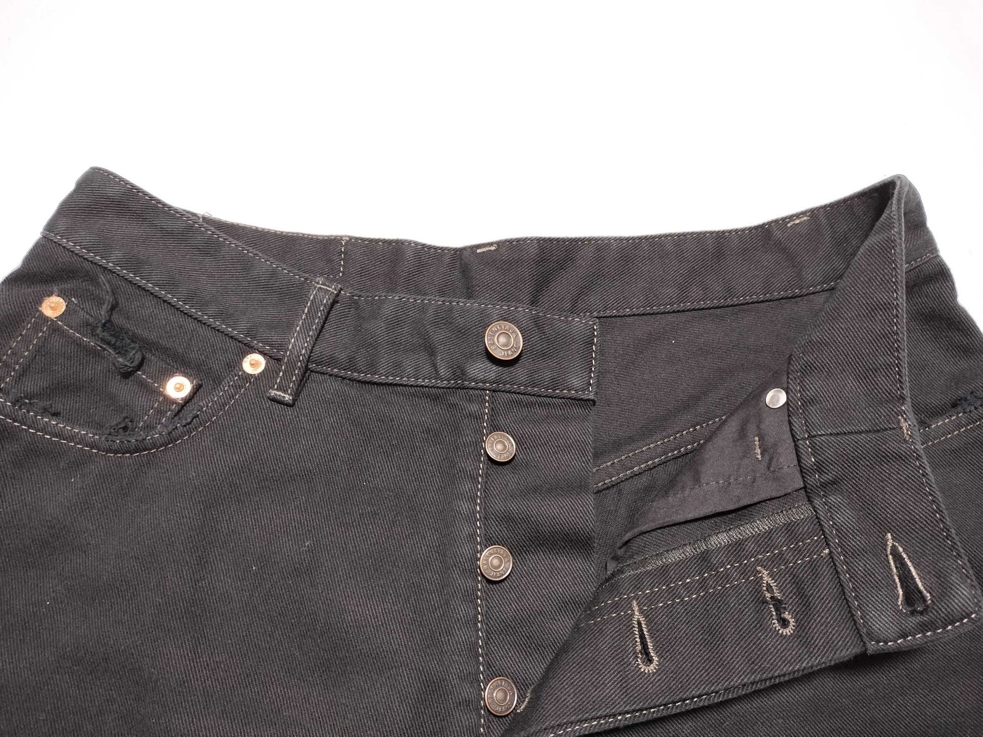 BALENCIAGA BALENCIAGA adidas denim baggy shorts pants