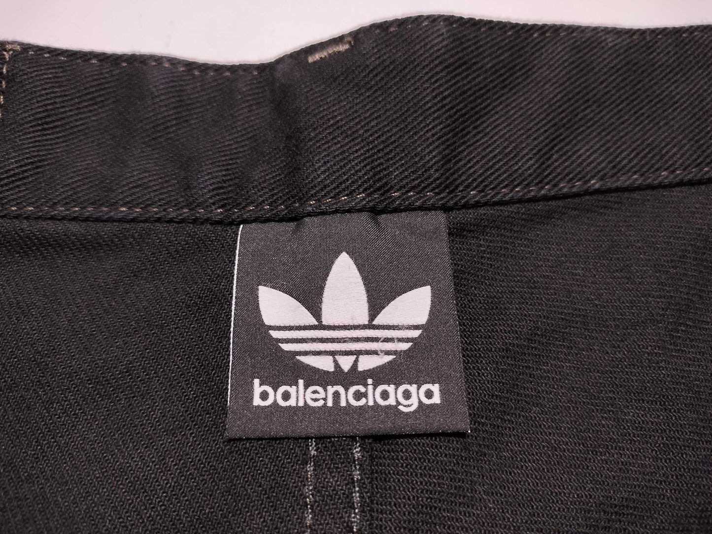 BALENCIAGA BALENCIAGA adidas denim baggy shorts pants