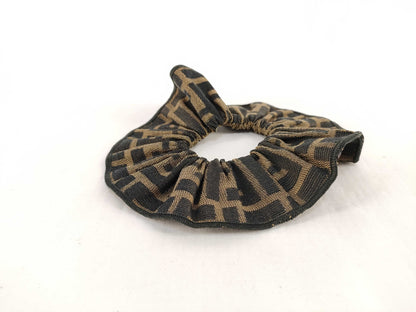 FENDI Zucca Hair Tie Scrunchie Hair Accessory