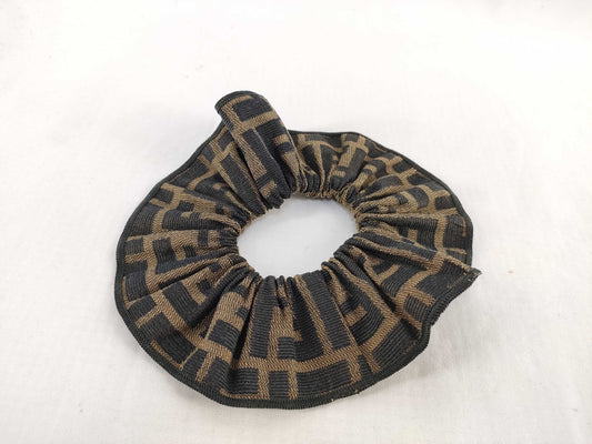 FENDI Zucca Hair Tie Scrunchie Hair Accessory