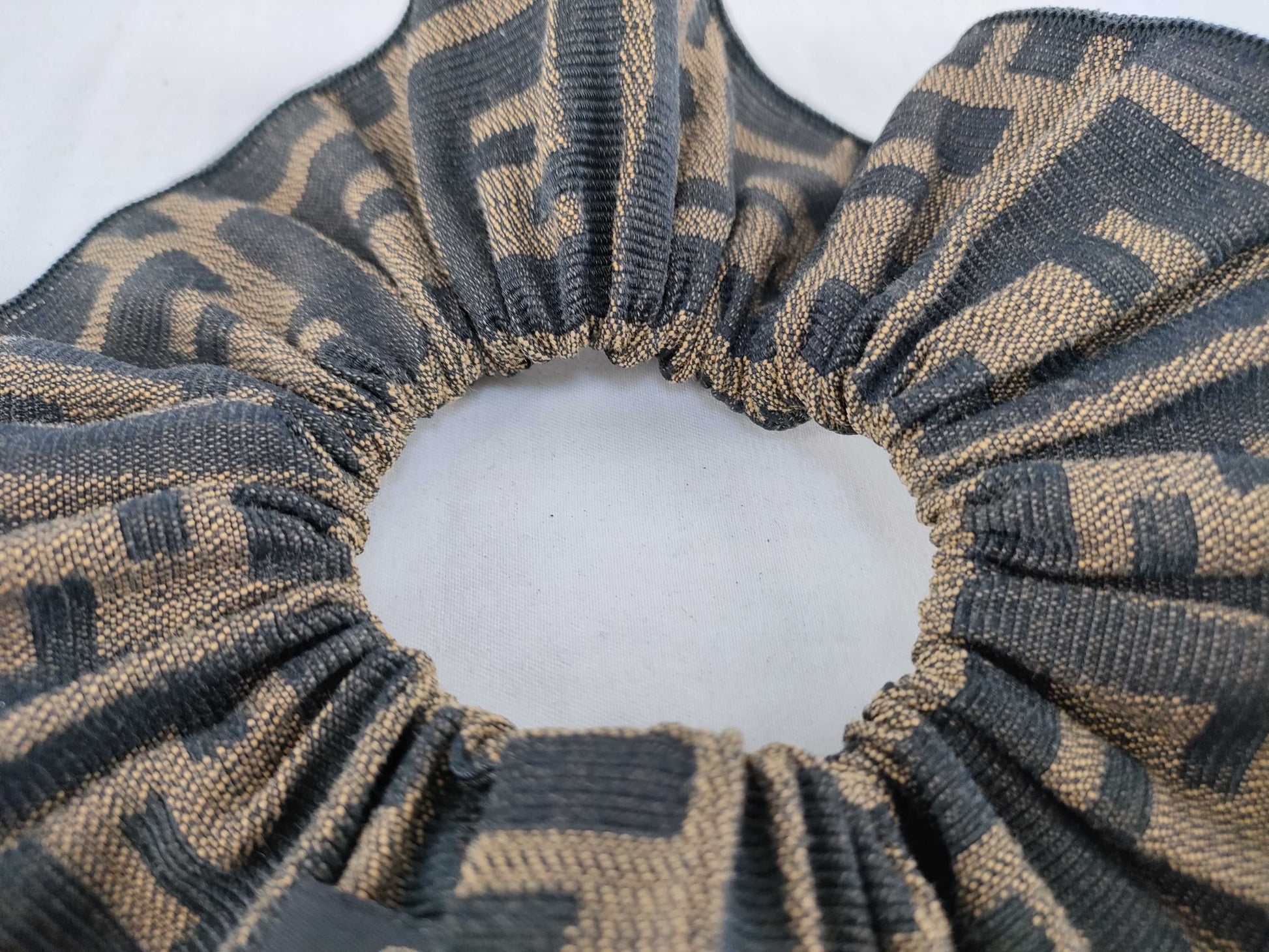 FENDI Zucca Hair Tie Scrunchie Hair Accessory