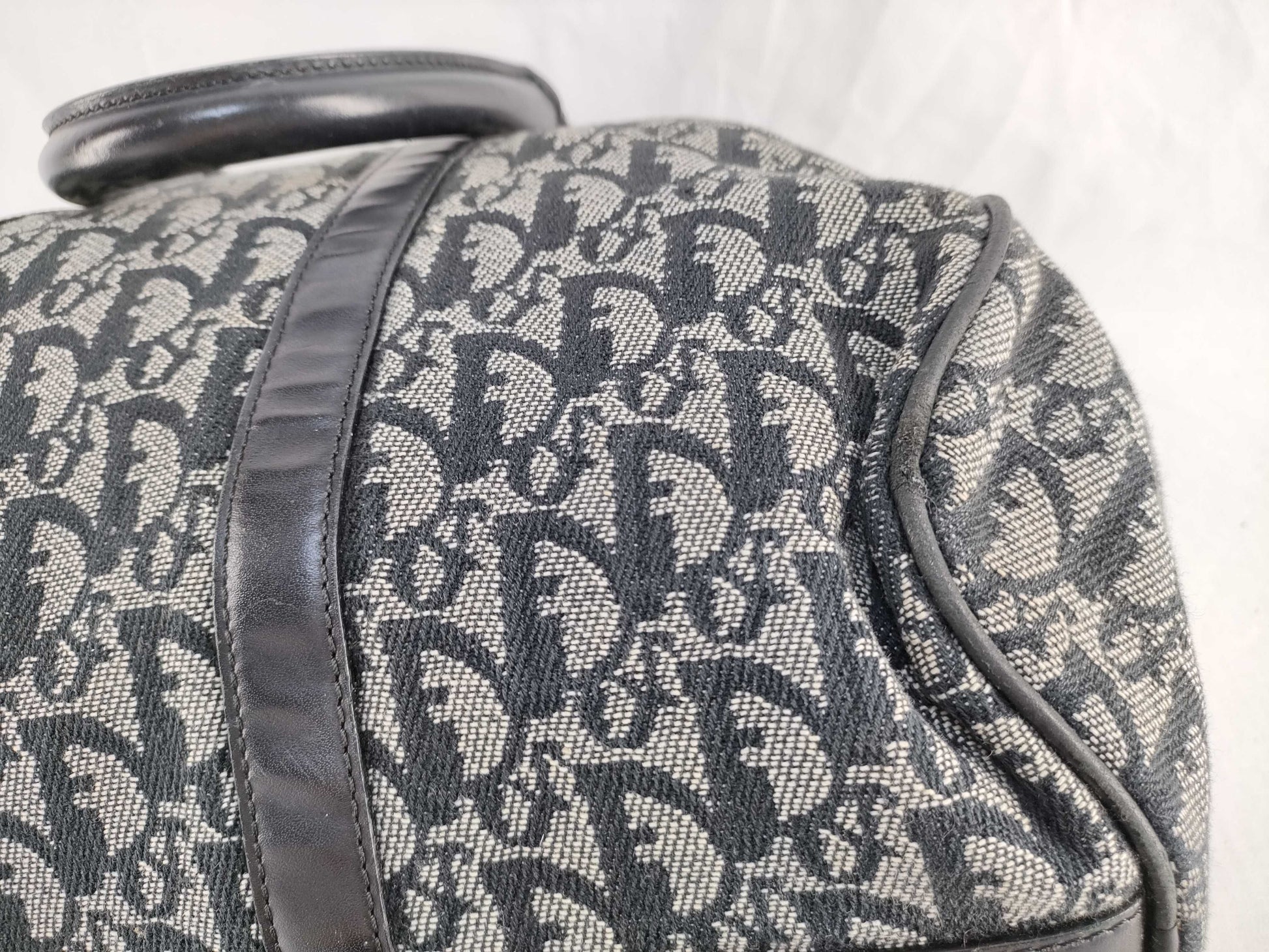 Dior Trotter Christian Dior Trotter Handbag Boston Bag Black Handbag