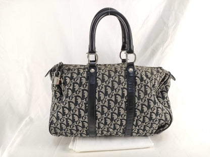 Dior Trotter Christian Dior Trotter Handbag Boston Bag Black Handbag