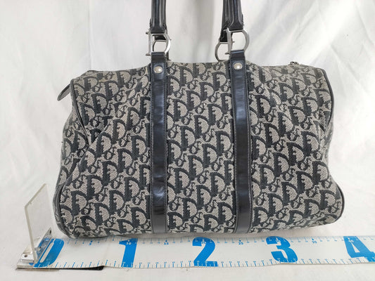 Dior Trotter Christian Dior Trotter Handbag Boston Bag Black Handbag