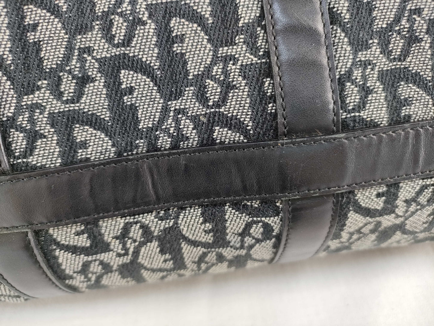 Dior Trotter Christian Dior Trotter Handbag Boston Bag Black Handbag