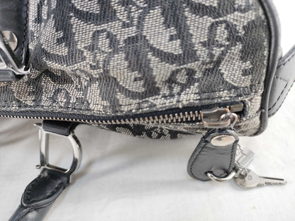 Dior Trotter Christian Dior Trotter Handbag Boston Bag Black Handbag