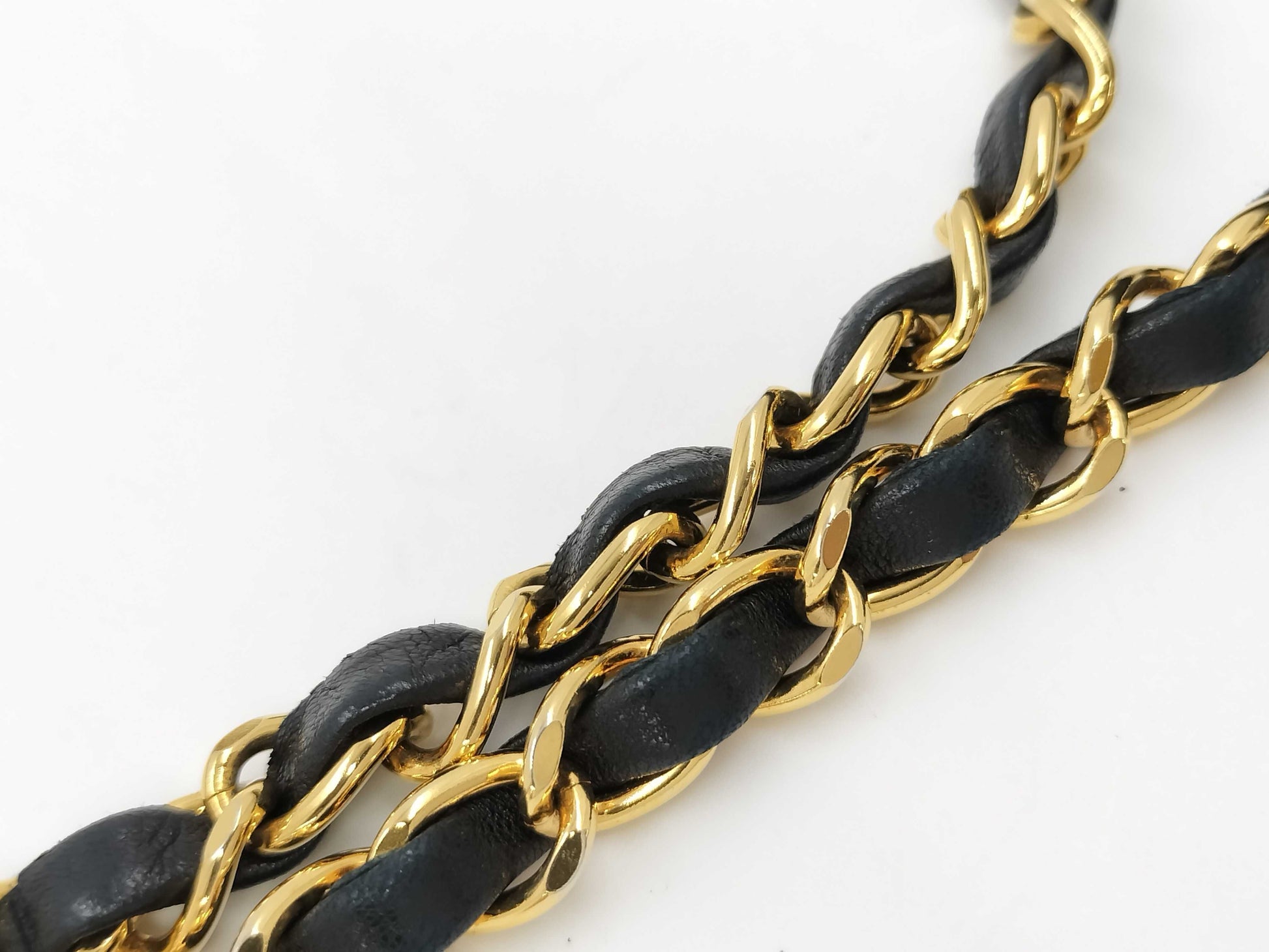 CHANEL Diana Matelasse Chain Shoulder Bag in Black with Turnlock closure