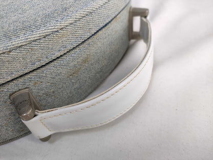 Dior Christian Dior Jewelry Box Handbag Makeup Pouch Denim Handbag