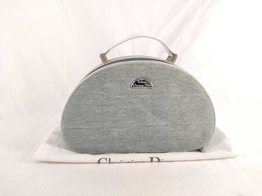 Dior Christian Dior Jewelry Box Handbag Makeup Pouch Denim Handbag