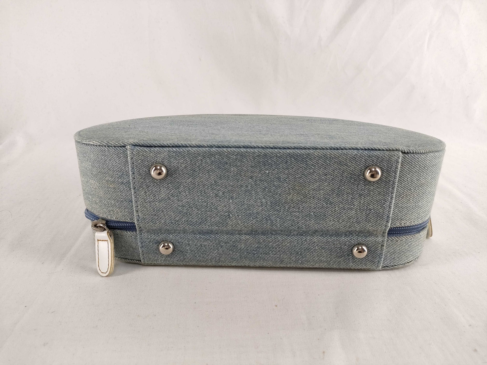 Dior Christian Dior Jewelry Box Handbag Makeup Pouch Denim Handbag