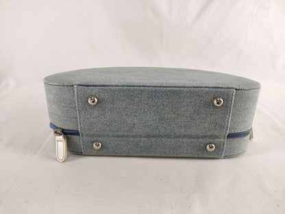Dior Christian Dior Jewelry Box Handbag Makeup Pouch Denim Handbag