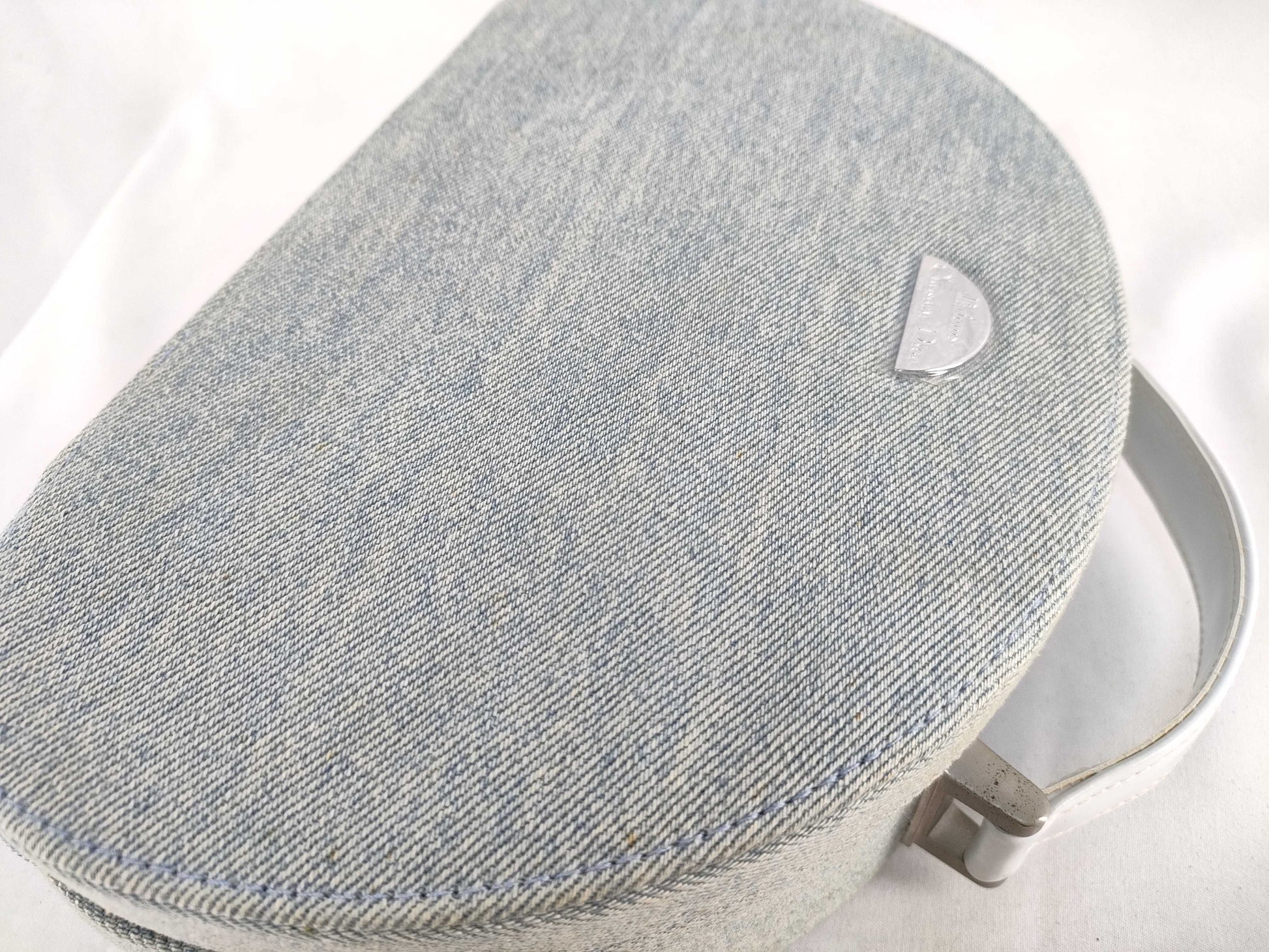 Dior Christian Dior Jewelry Box Handbag Makeup Pouch Denim Handbag