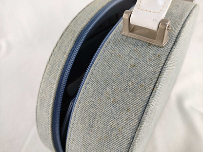 Dior Christian Dior Jewelry Box Handbag Makeup Pouch Denim Handbag