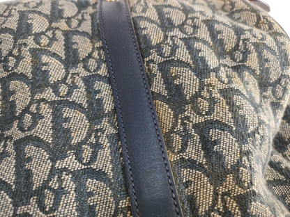 Dior Trotter Christian Dior Trotter Handbag Boston Bag Blue Handbag