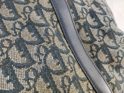 Dior Trotter Christian Dior Trotter Handbag Boston Bag Blue Handbag