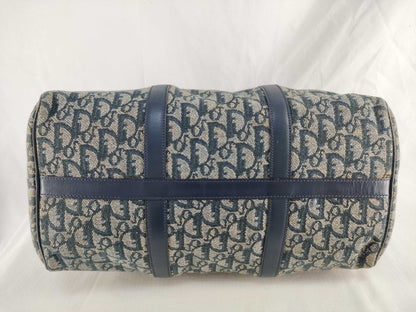 Dior Trotter Christian Dior Trotter Handbag Boston Bag Blue Handbag