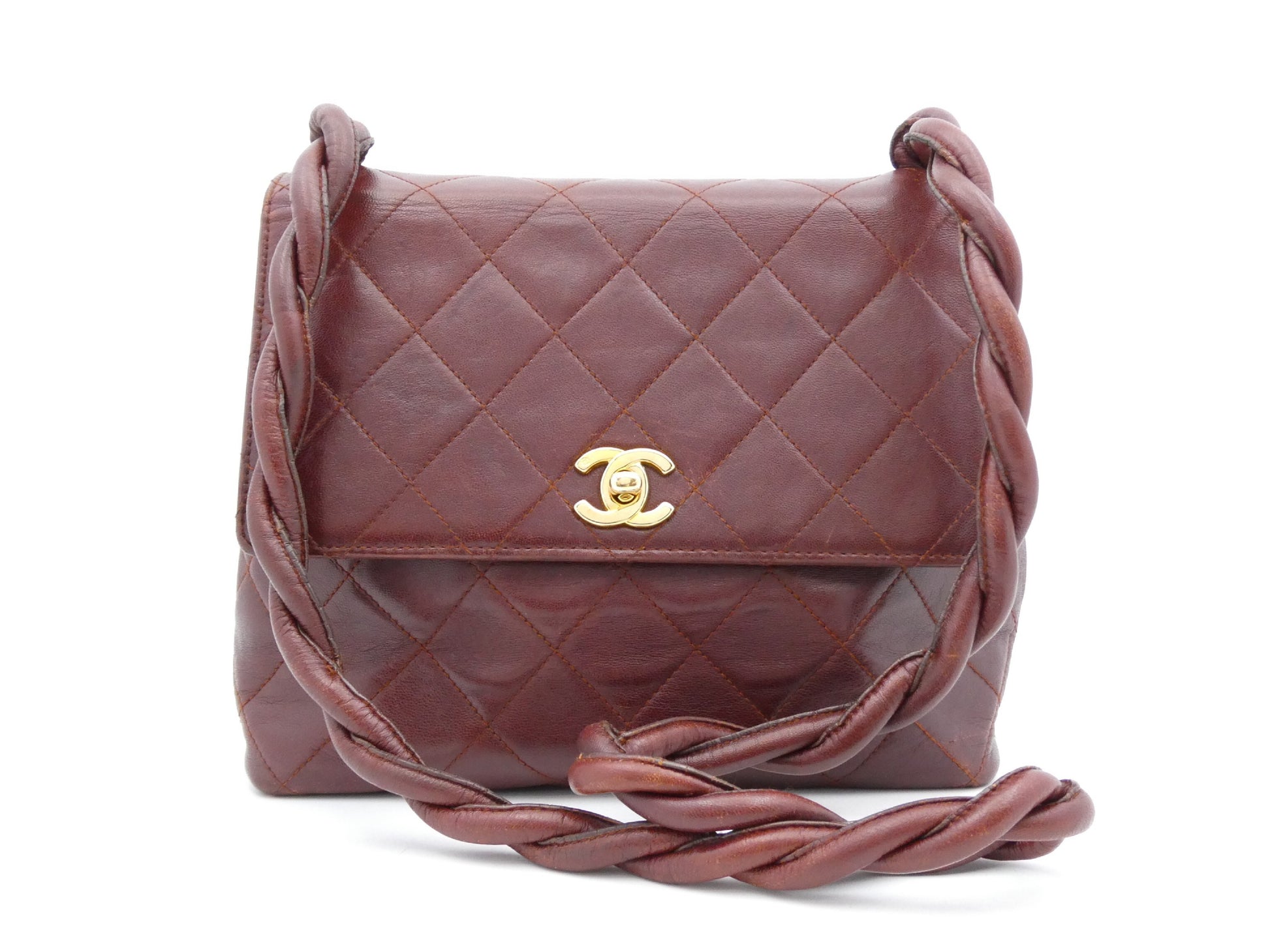 CHANEL Matelasse Coco Mark Twist Shoulder Bag