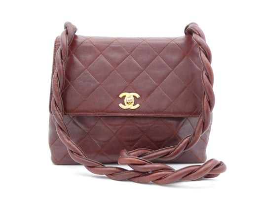 CHANEL Matelasse Coco Mark Twist Shoulder Bag