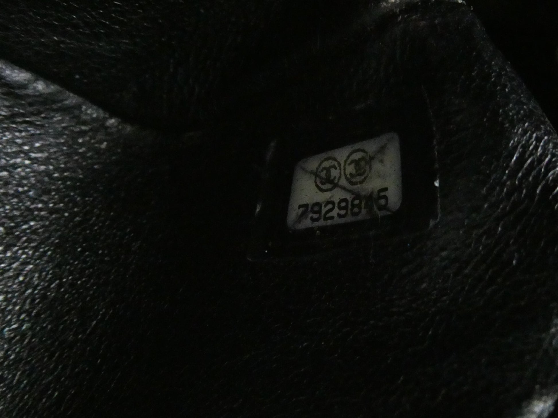 CHANEL Reissue Tote Bag Caviar Skin Coco Mark