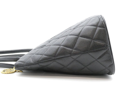 CHANEL Reissue Tote Bag Caviar Skin Coco Mark