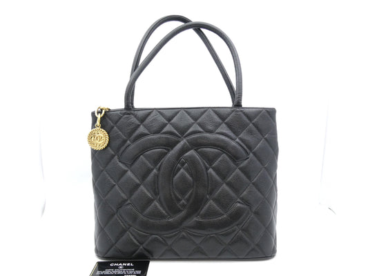 CHANEL Reissue Tote Bag Caviar Skin Coco Mark