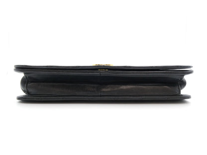 CHANEL Matelasse Coco Mark Lambskin Chain Shoulder Bag