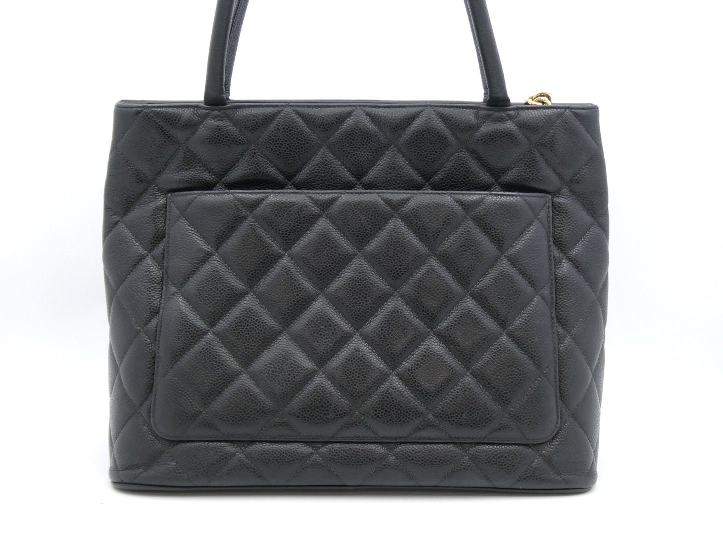 CHANEL Reissue Tote Bag Caviar Skin Coco Mark