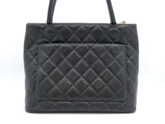 CHANEL Reissue Tote Bag Caviar Skin Coco Mark