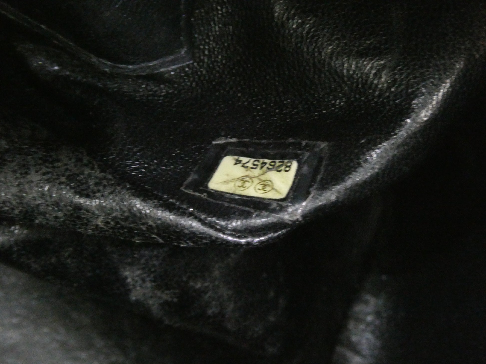 CHANEL Reissue Tote Bag Caviar Skin Coco Mark