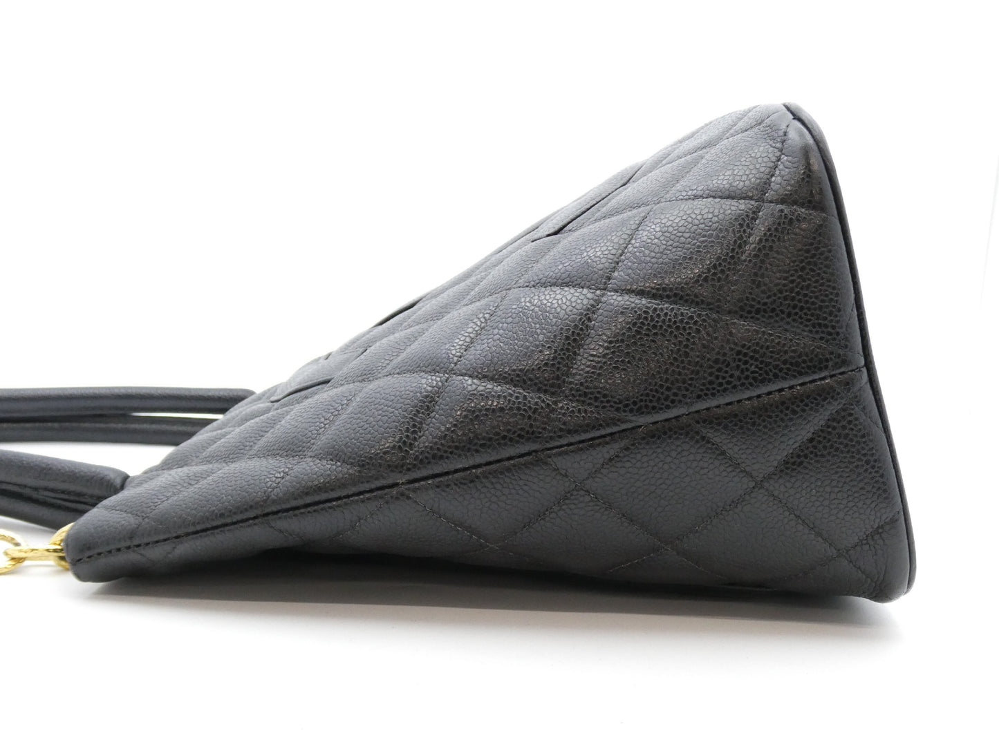 CHANEL Reissue Tote Bag Caviar Skin Coco Mark
