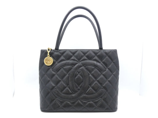 CHANEL Reissue Tote Bag Caviar Skin Coco Mark