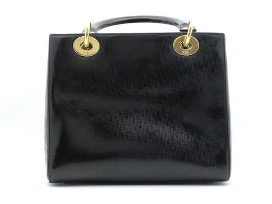 Dior Lady Dior Trotter Enamel Handbag