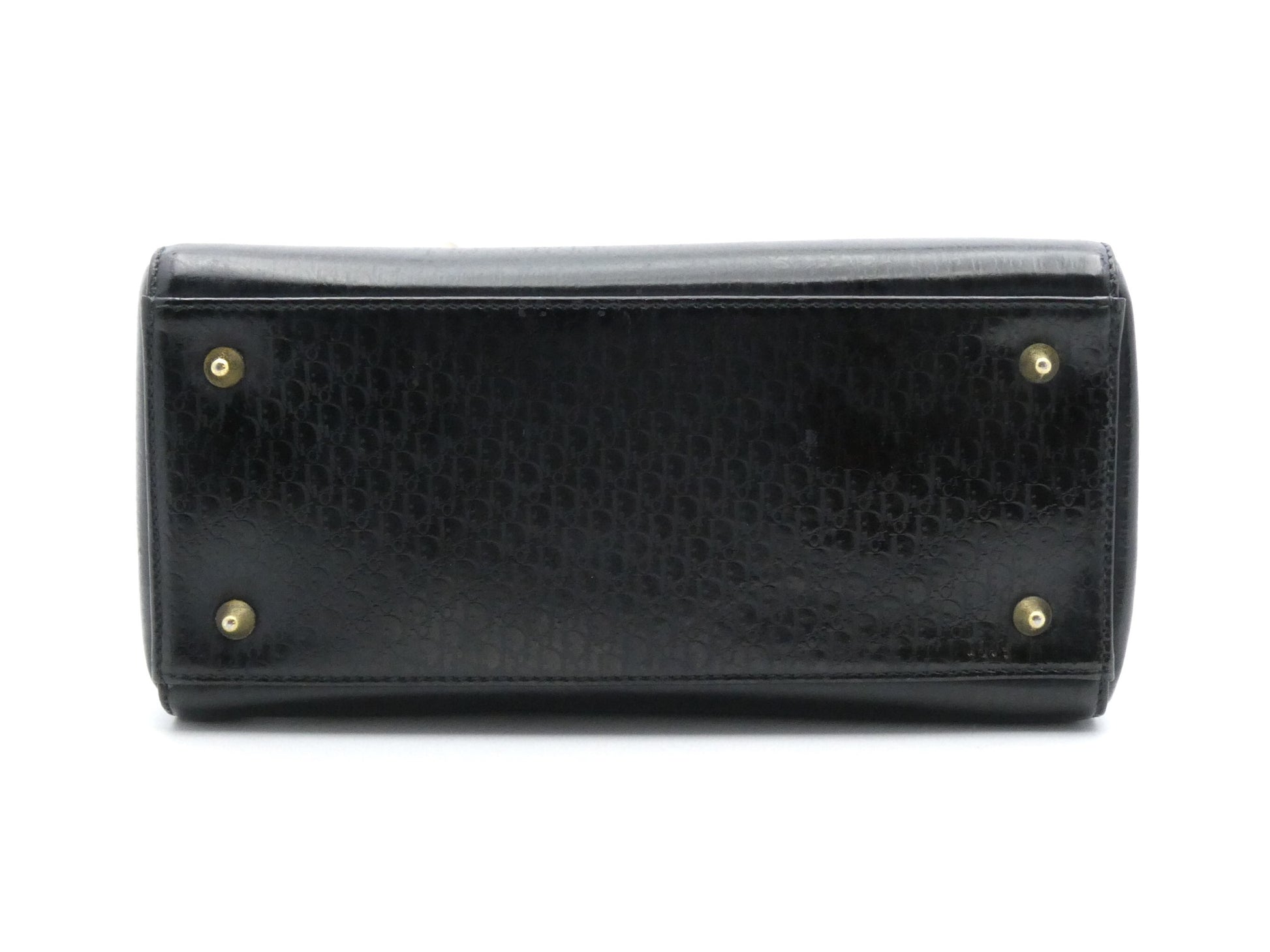 Dior Lady Dior Trotter Enamel Handbag