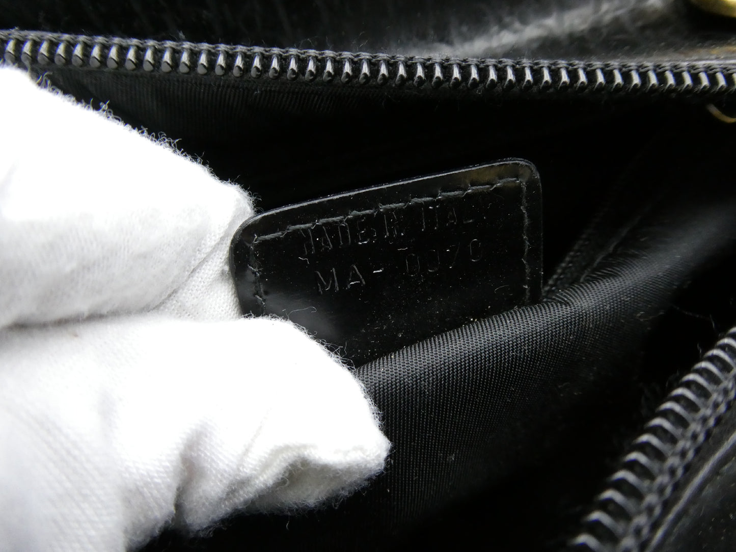 Dior Lady Dior Trotter Enamel Handbag