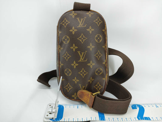 LOUIS VUITTON Monogram Louis Vuitton Pochette Ganju Body Bag Shoulder Bag