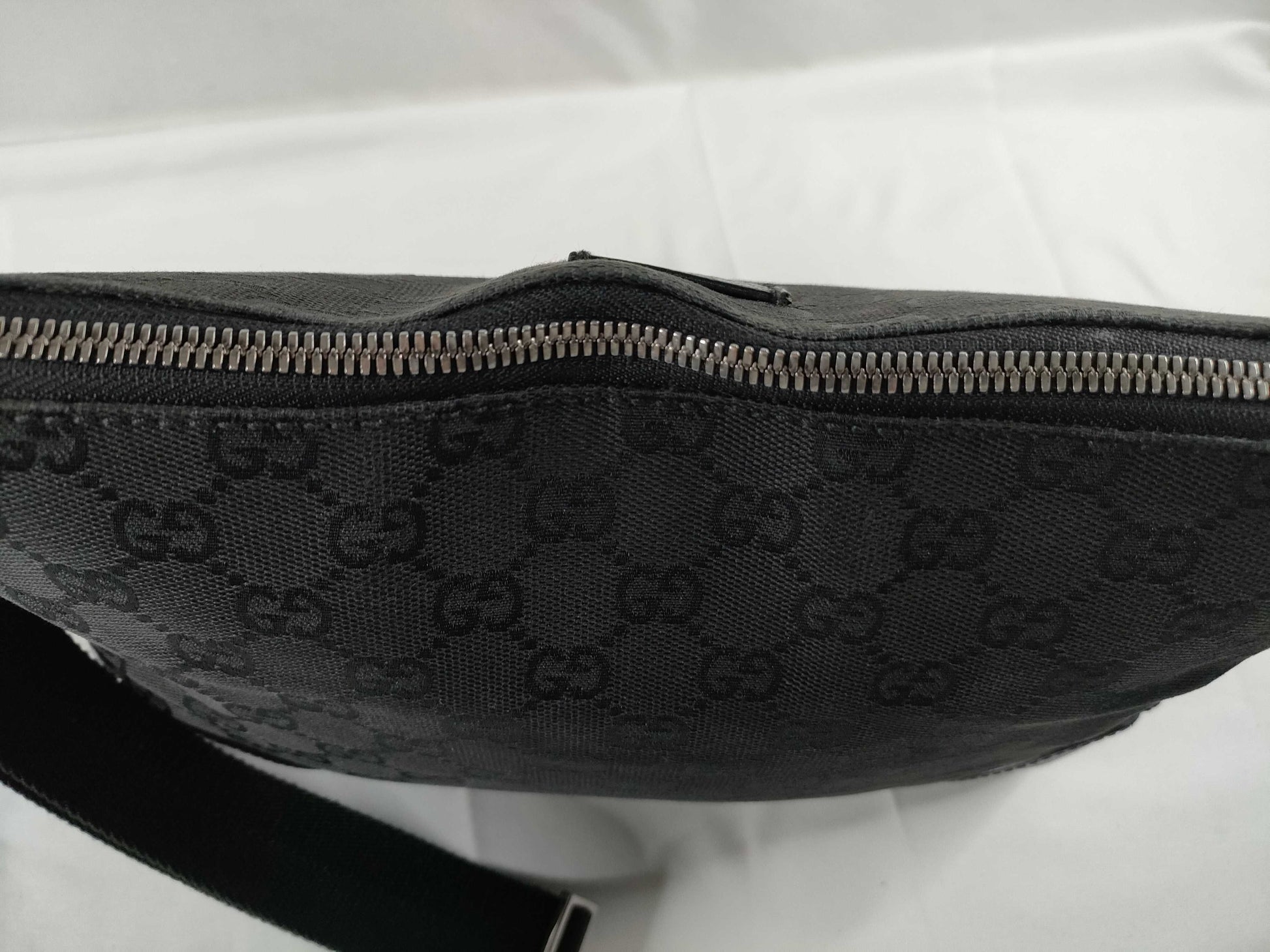 GUCCI GG Canvas Shoulder Bag, Black, 114273/001998, W27cm, Shoulder Bag
