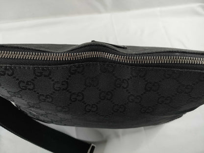 GUCCI GG Canvas Shoulder Bag, Black, 114273/001998, W27cm, Shoulder Bag