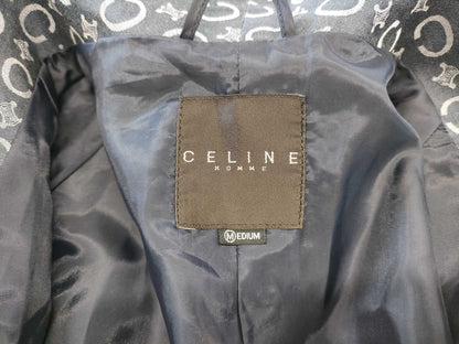 CELINE Macadam Belted Coat, Medium Shirt