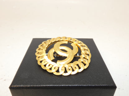 CHANEL Coco GP Circle Brooch Brooch
